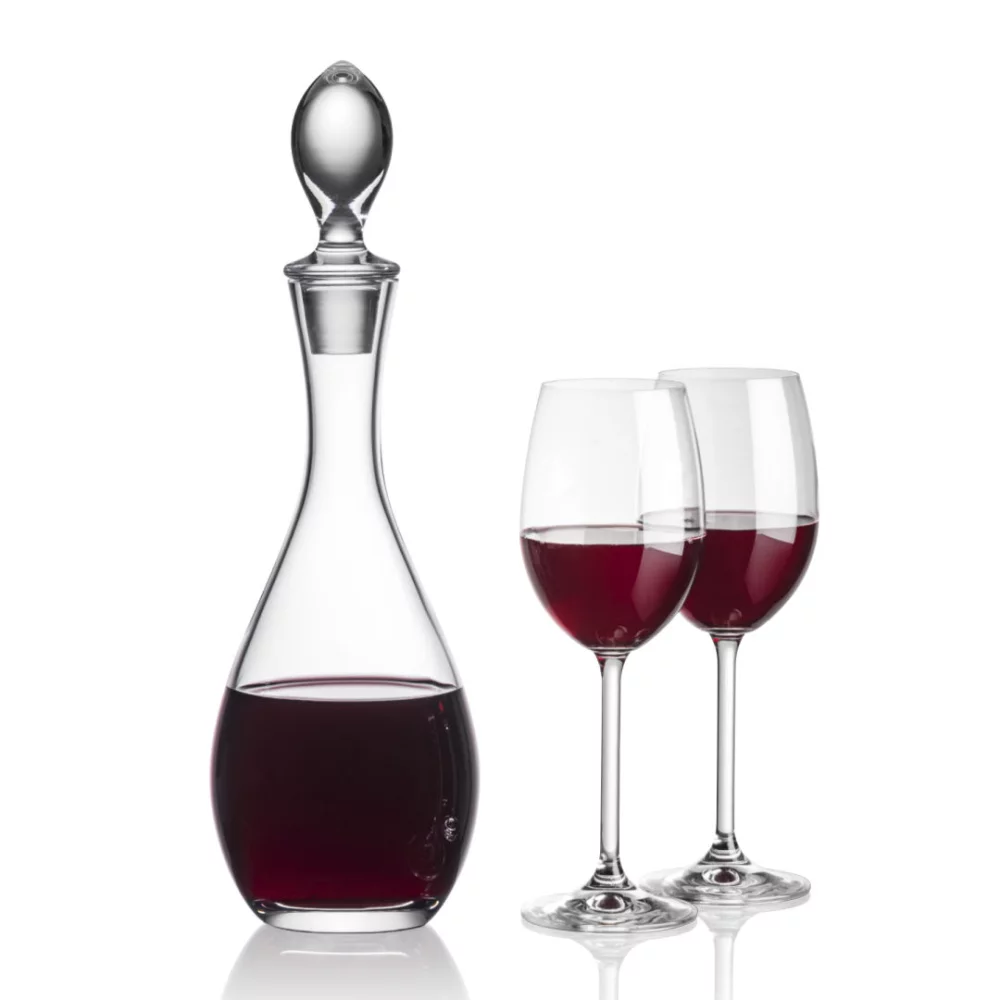 Carafe Malvern et 2 verres à vin Naples