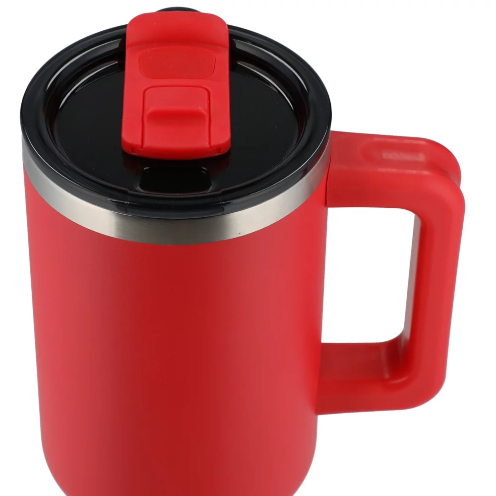 Gobelet de voyage recyclé Pinnacle avec paille 40 oz