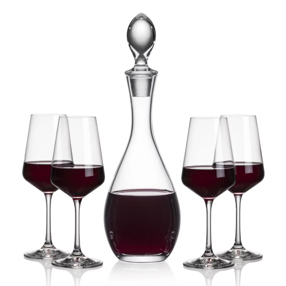 Malvern Decanter & 4 Cannes Wine