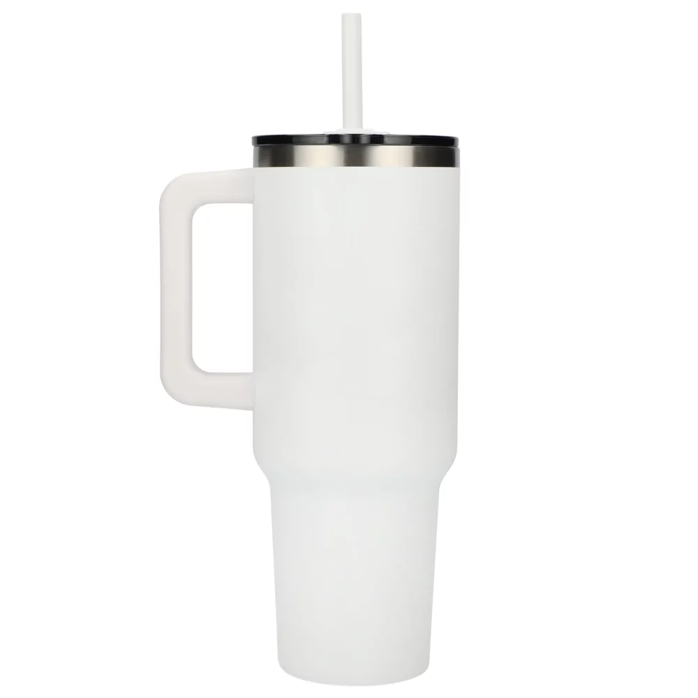 Gobelet de voyage recyclé Pinnacle avec paille 40 oz