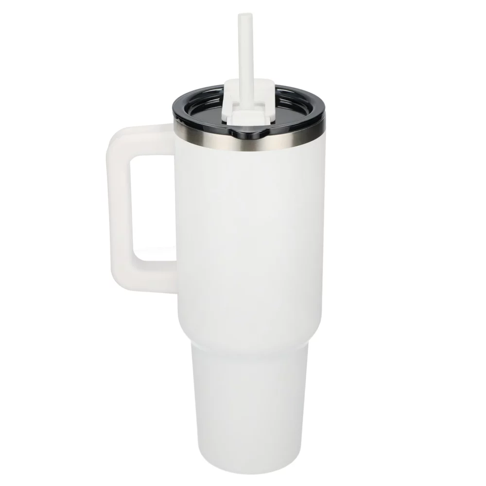 Gobelet de voyage recyclé Pinnacle avec paille 40 oz