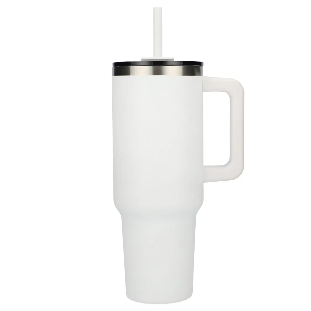Gobelet de voyage recyclé Pinnacle avec paille 40 oz