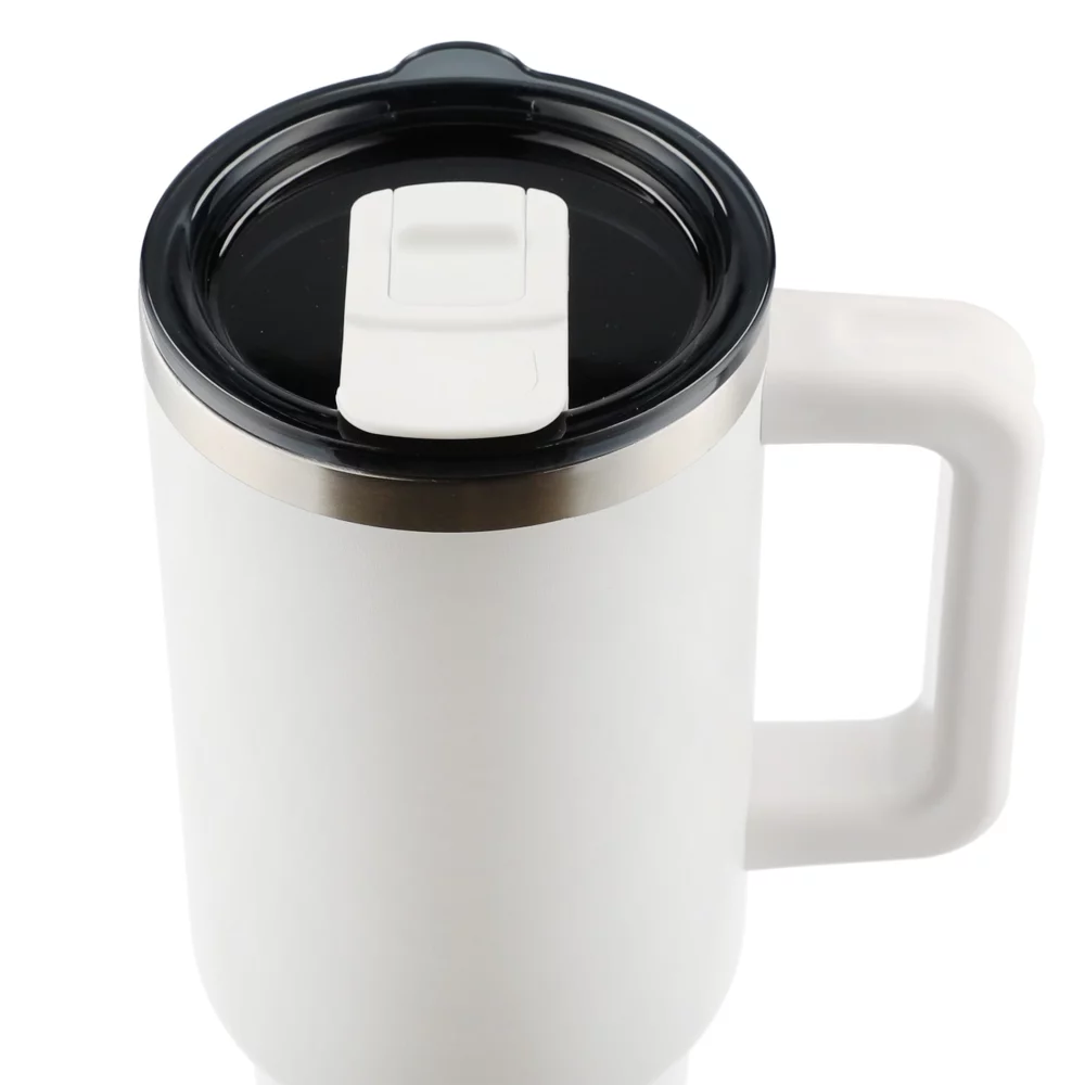Gobelet de voyage recyclé Pinnacle avec paille 40 oz
