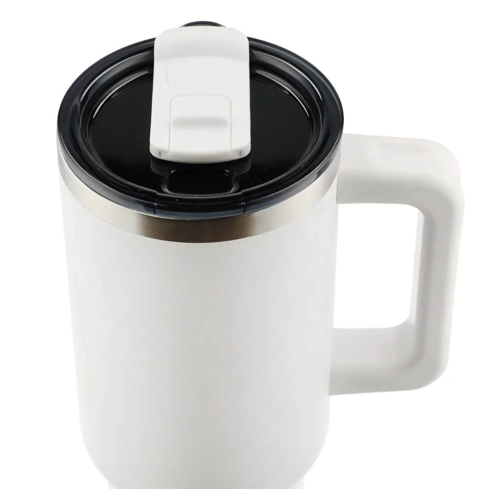 Gobelet de voyage recyclé Pinnacle avec paille 40 oz
