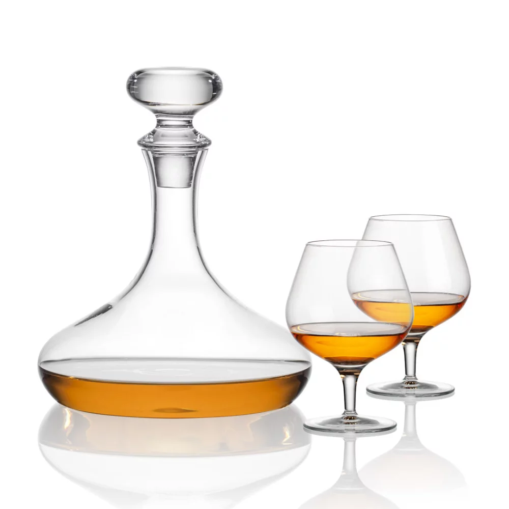 Carafe Stratford et 2 verres à cognac Medway