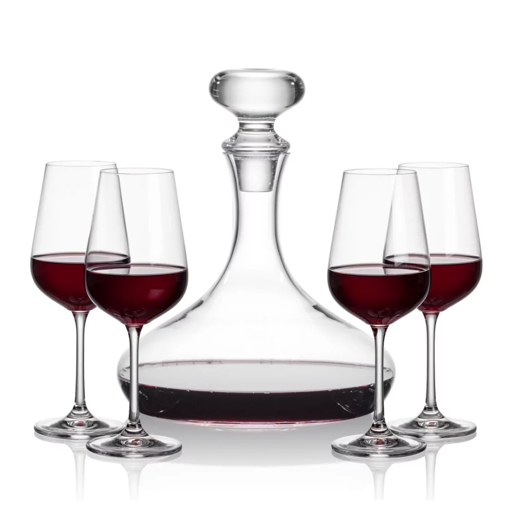Stratford Decanter & 4 Laurent Wine