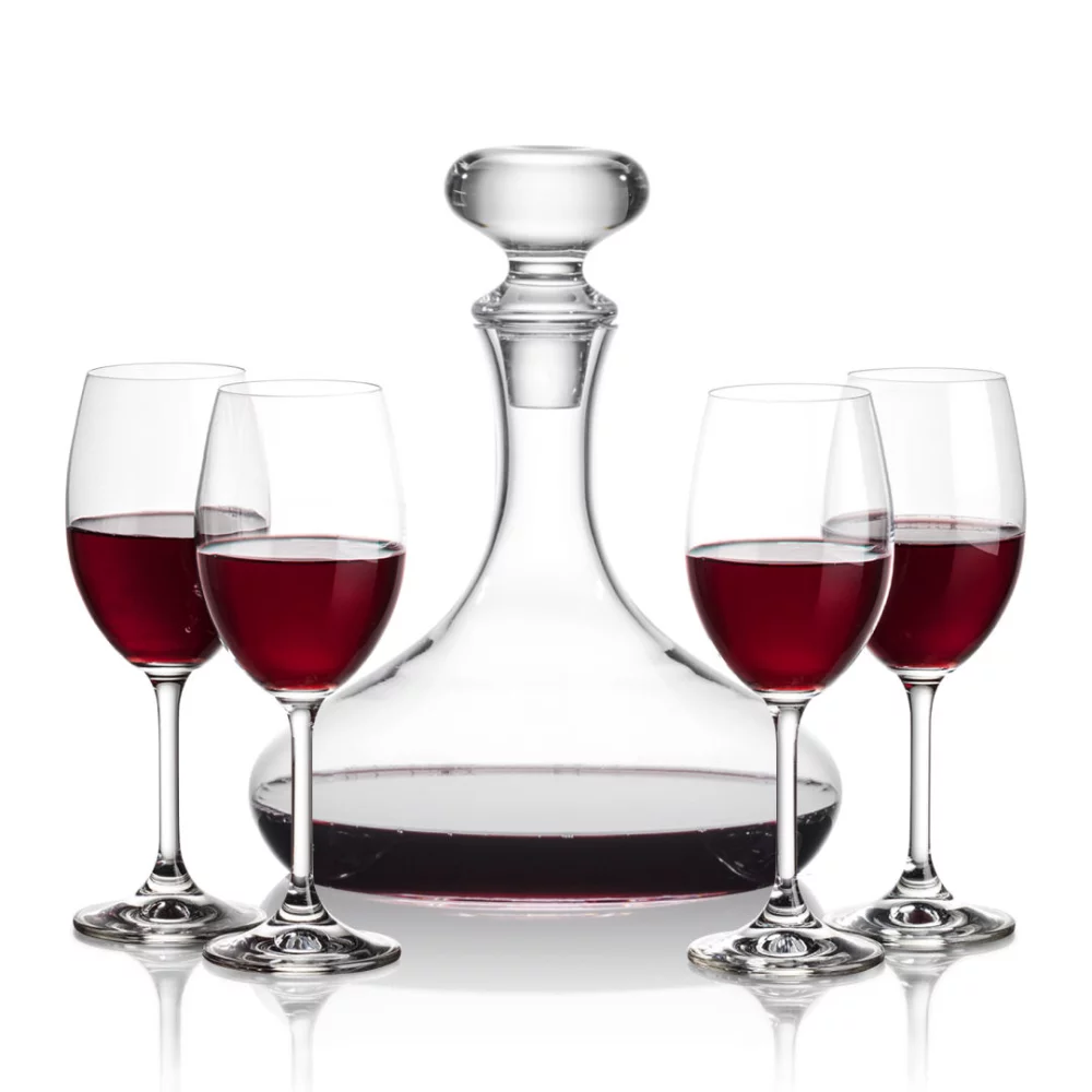 Stratford Decanter & 4 Naples Wine