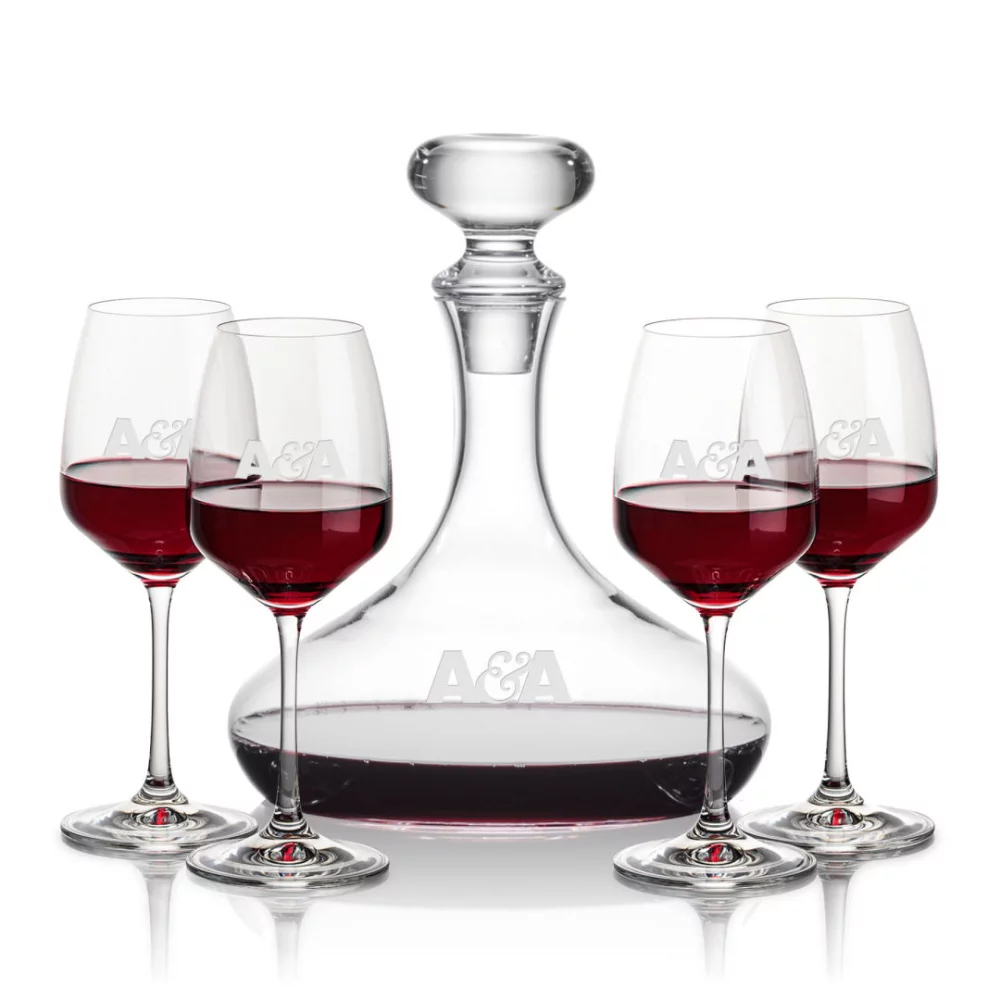 Stratford Decanter & 4 Oldham Wine
