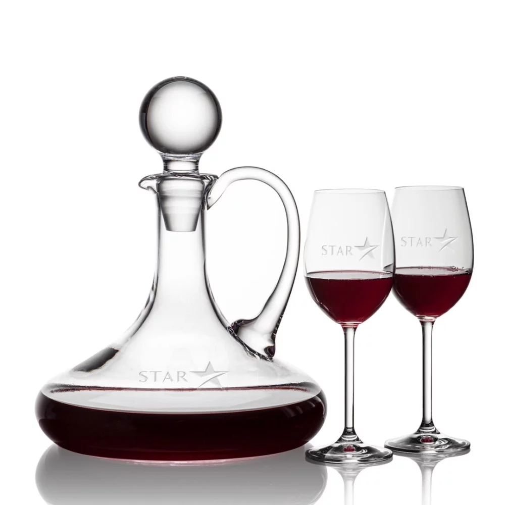 Carafe Horsham et 2 verres à vin