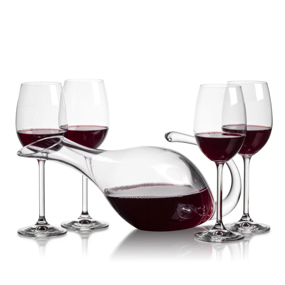 Reyna Carafe & 4 Wine