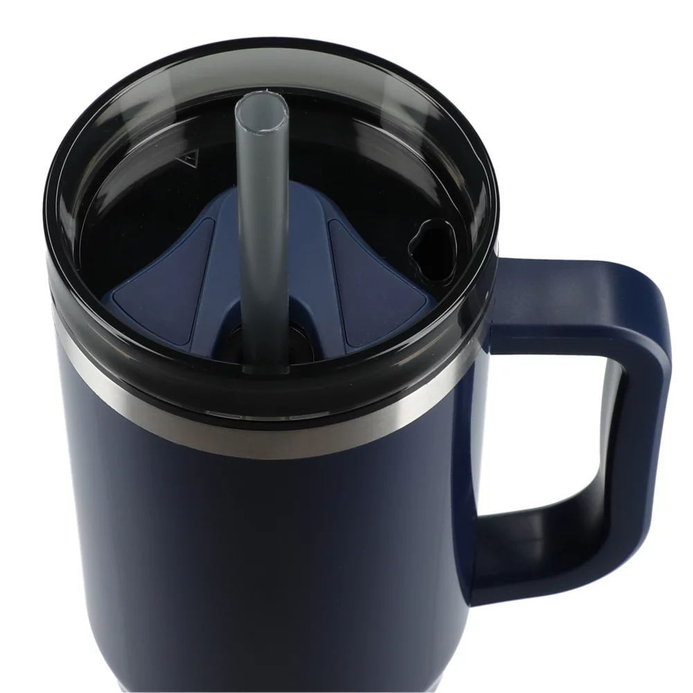 Gobelet Thor de 40 oz avec paille écologique
