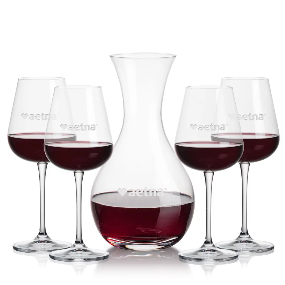 Carafe Adelita & 4 verres à vin Howden