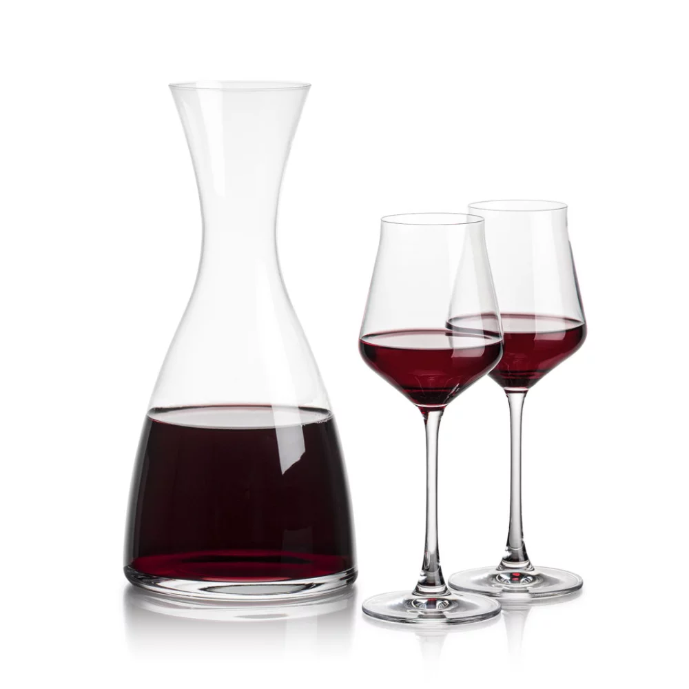 Carafe Barham et 2 verres à vin Bretton