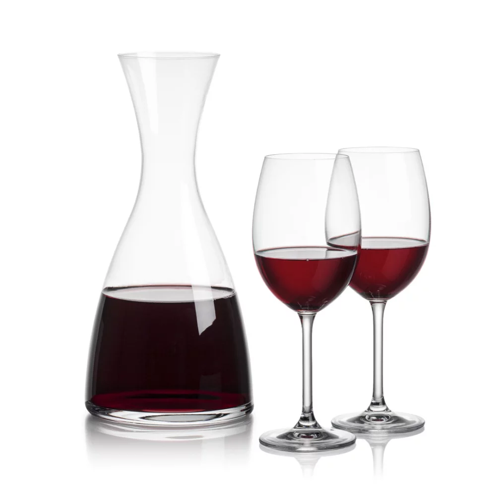 Carafe Barham & 2 verres à vin Coleford
