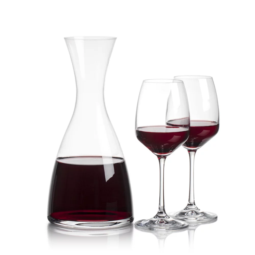 Carafe Barham et 2 verres à vin Oldham