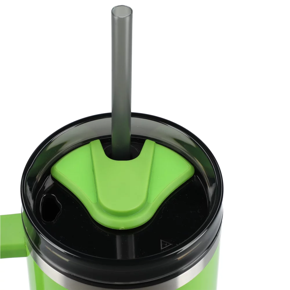 Gobelet Thor de 40 oz avec paille écologique