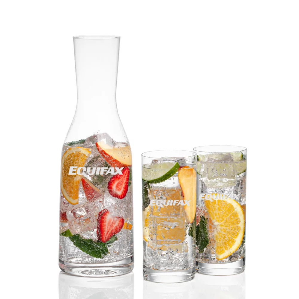 Carafe Caldmore et 2 verres Franca.