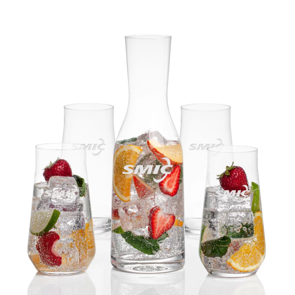 Carafe Caldmore et 4 verres Bretton.