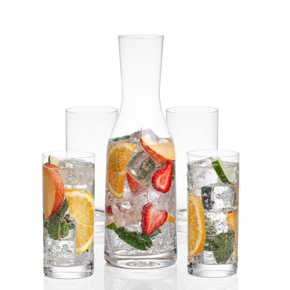 Caldmore Carafe & 4 Franca Beverage