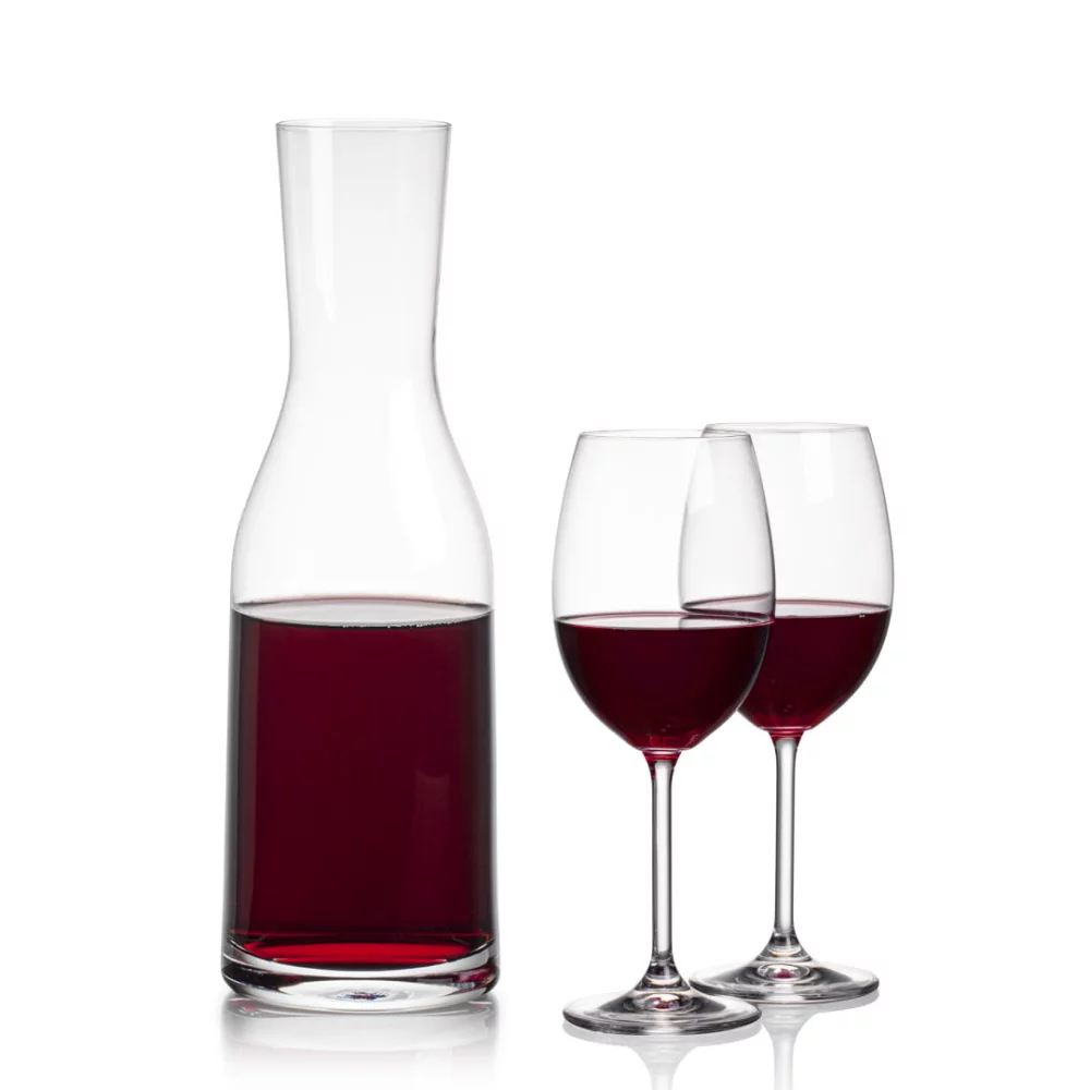 Carafe Caldmore et 2 verres à vin Blyth