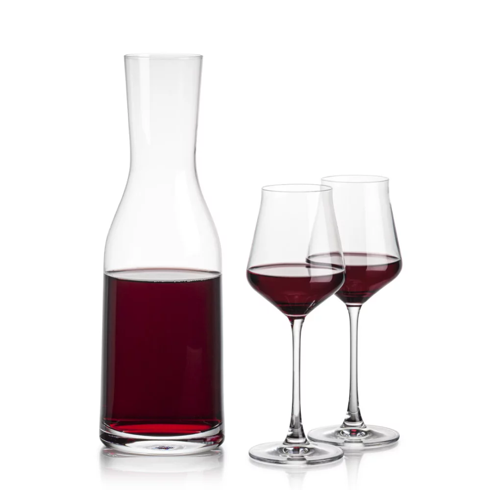 Carafe Caldmore et 2 verres à vin Bretton