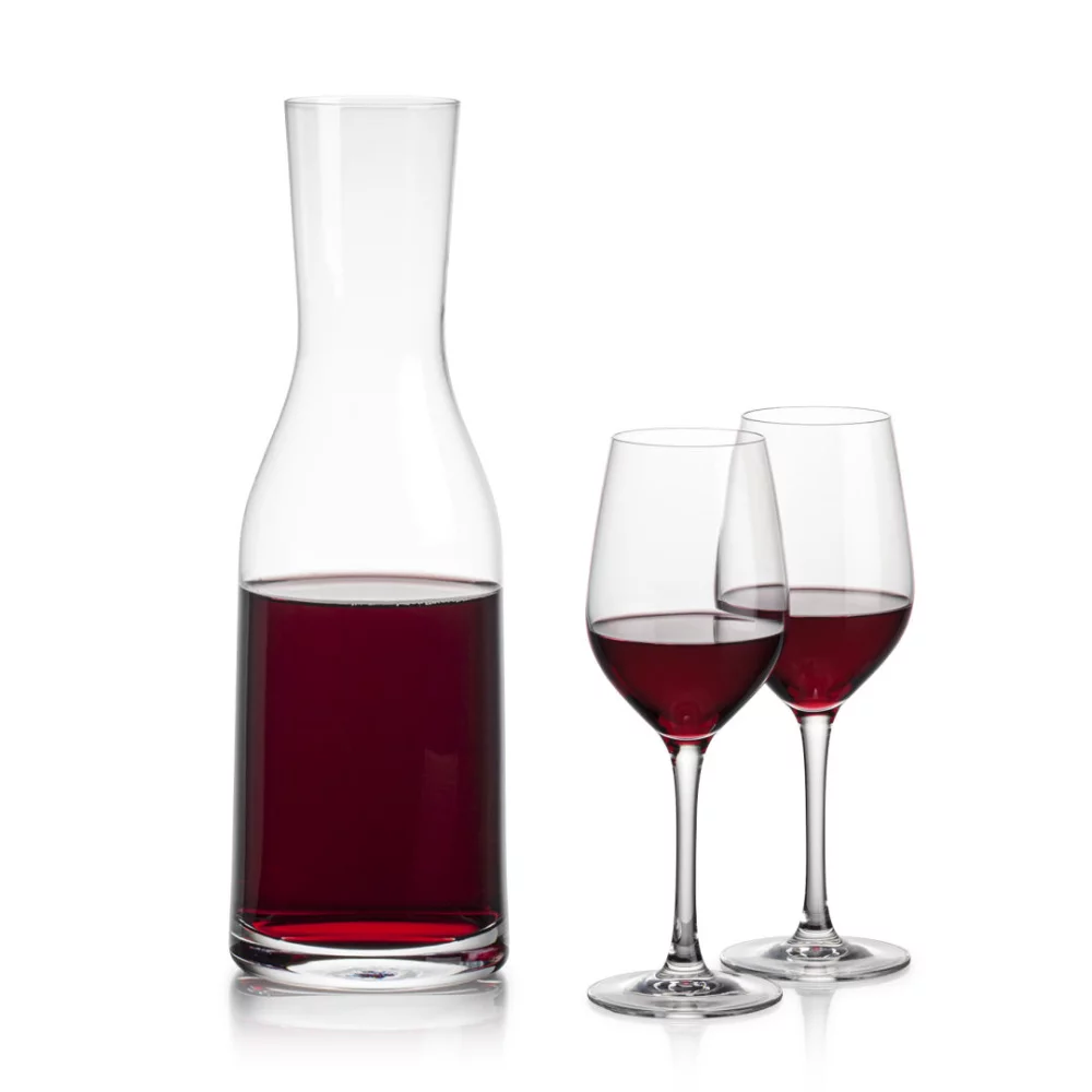 Carafe Caldmore et 2 verres à vin Lethbridge