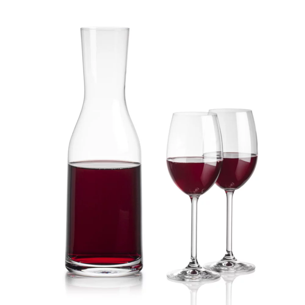 Carafe Caldmore & 2 verres à vin Naples