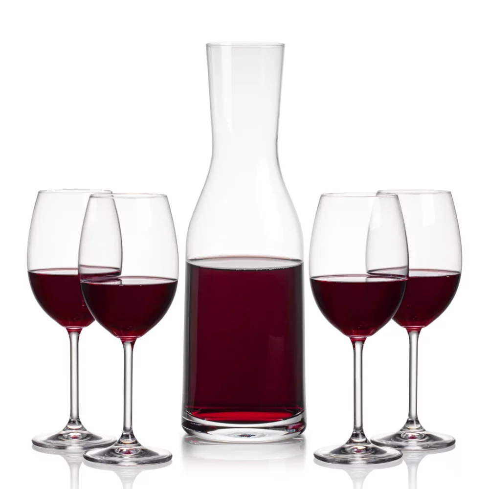 Carafe Caldmore et 4 verres à vin Blyth
