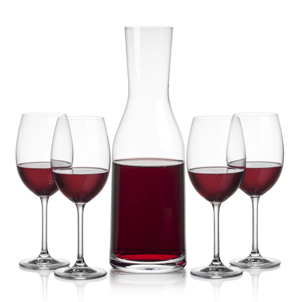 Caldmore Carafe & 4 Coleford Wine