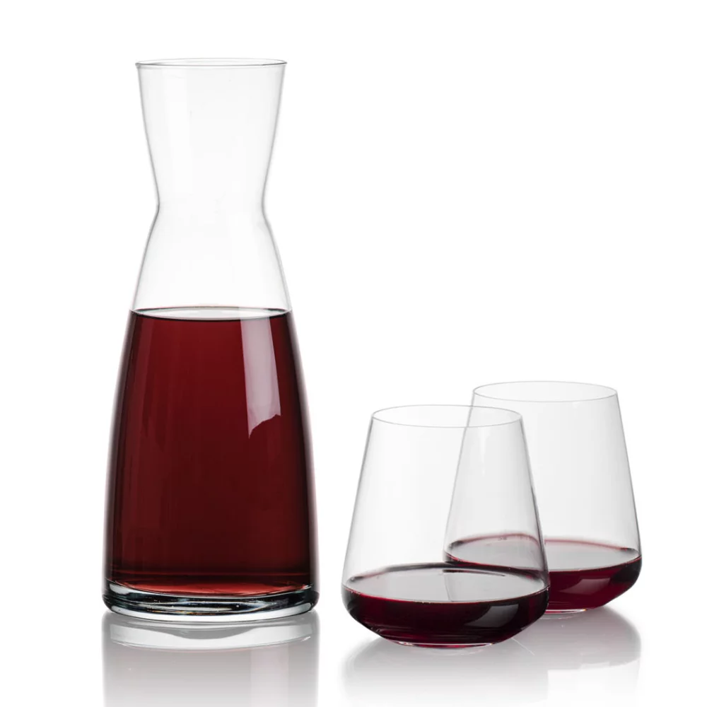 Carafe Winchester et 2 verres sans pied Breckland