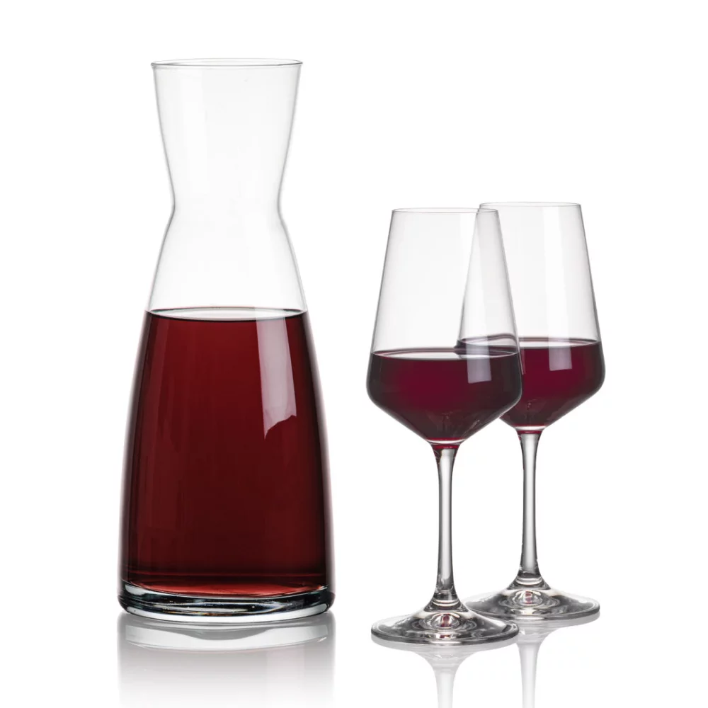 Carafe Winchester et 2 verres à vin Cannes