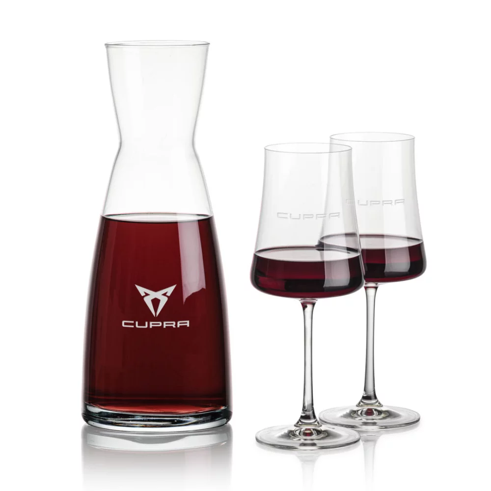 Carafe Winchester et 2 verres à vin Dakota