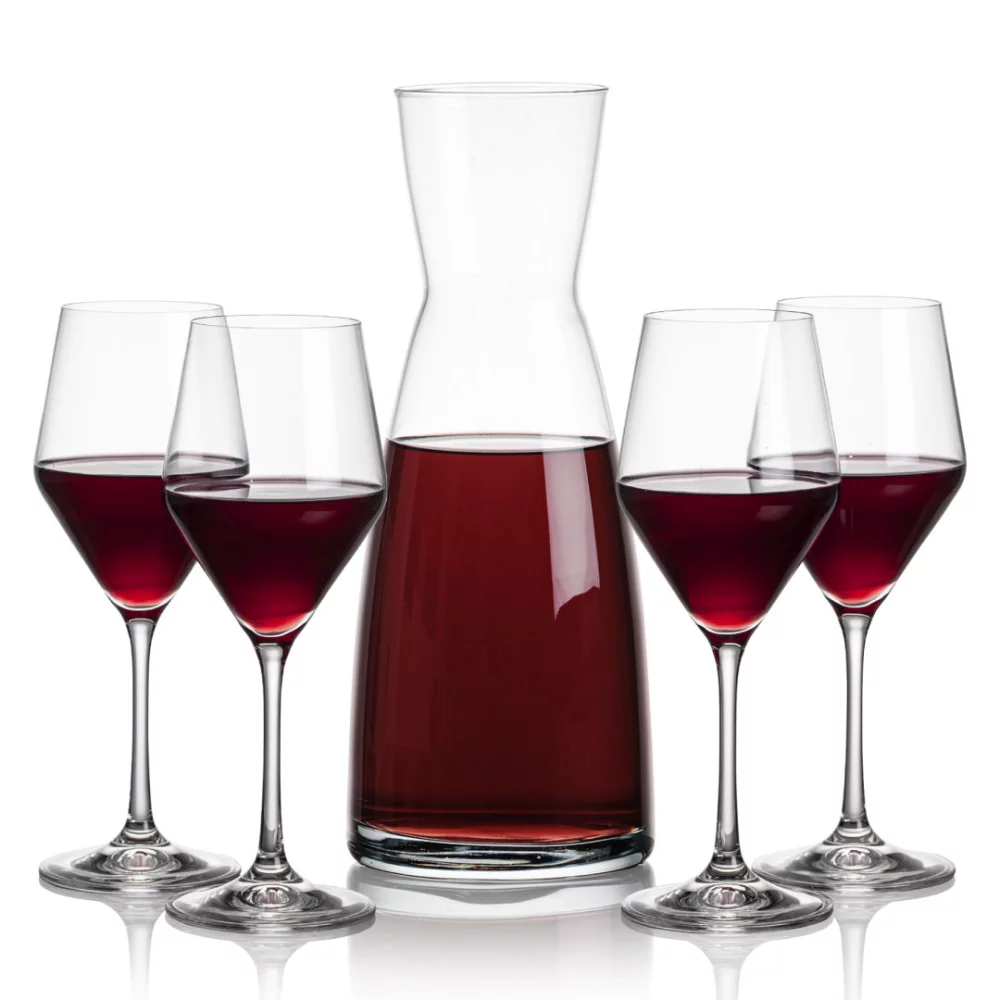 Winchester Carafe & 4 Bengston Wine