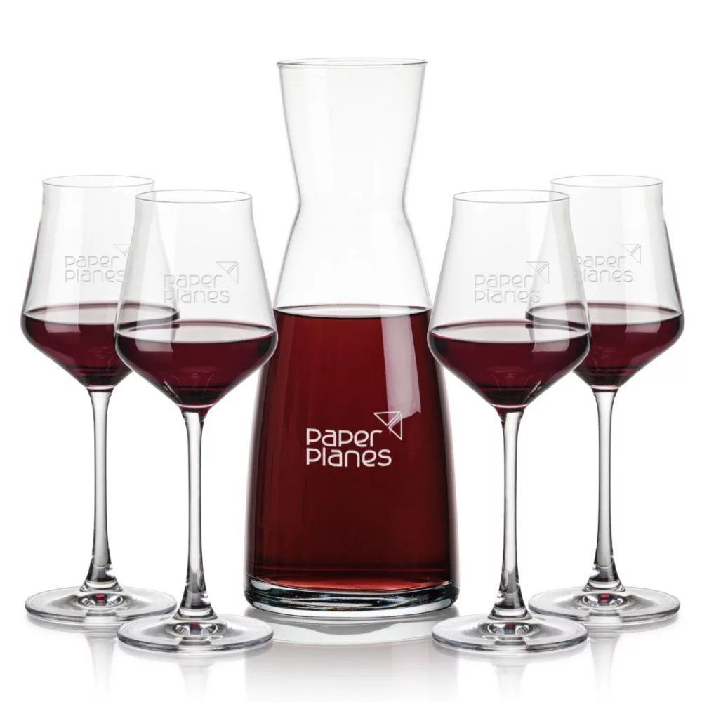 Winchester Carafe & 4 Bretton Wine
