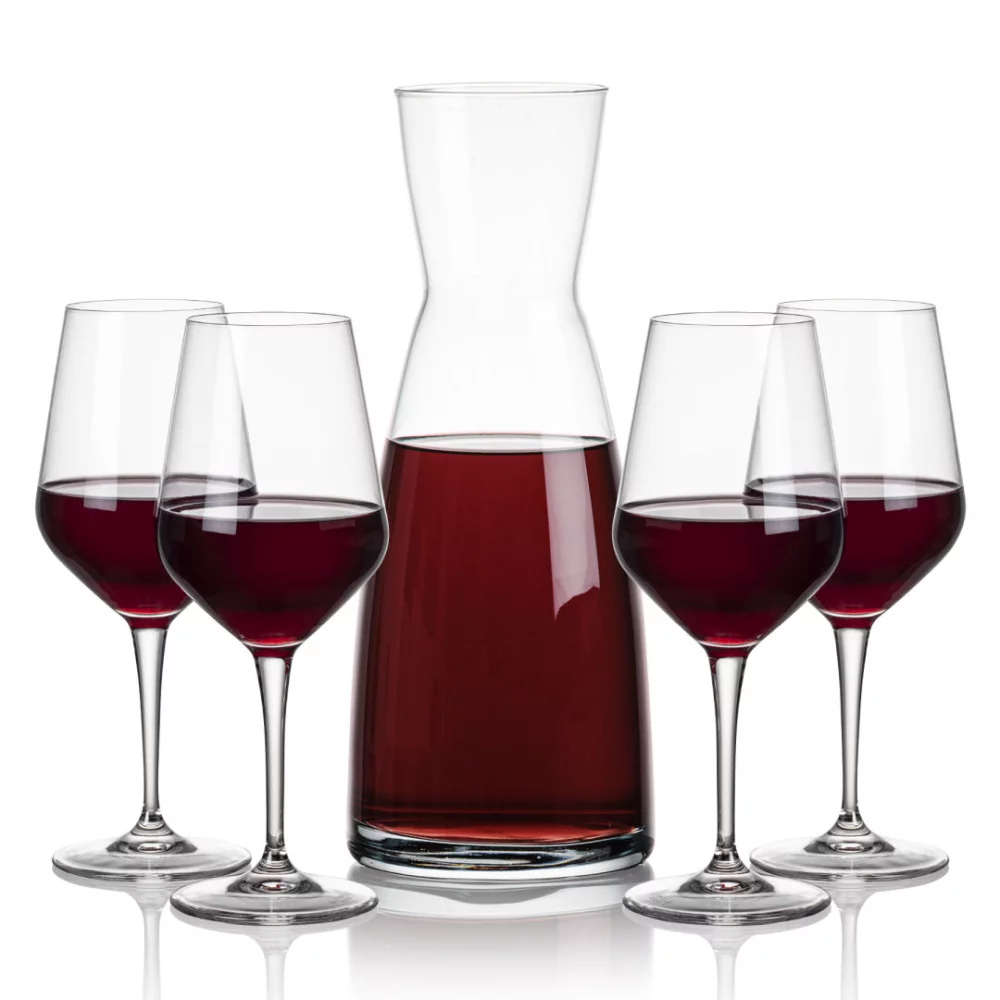 Carafe Winchester et 4 verres à vin Germain