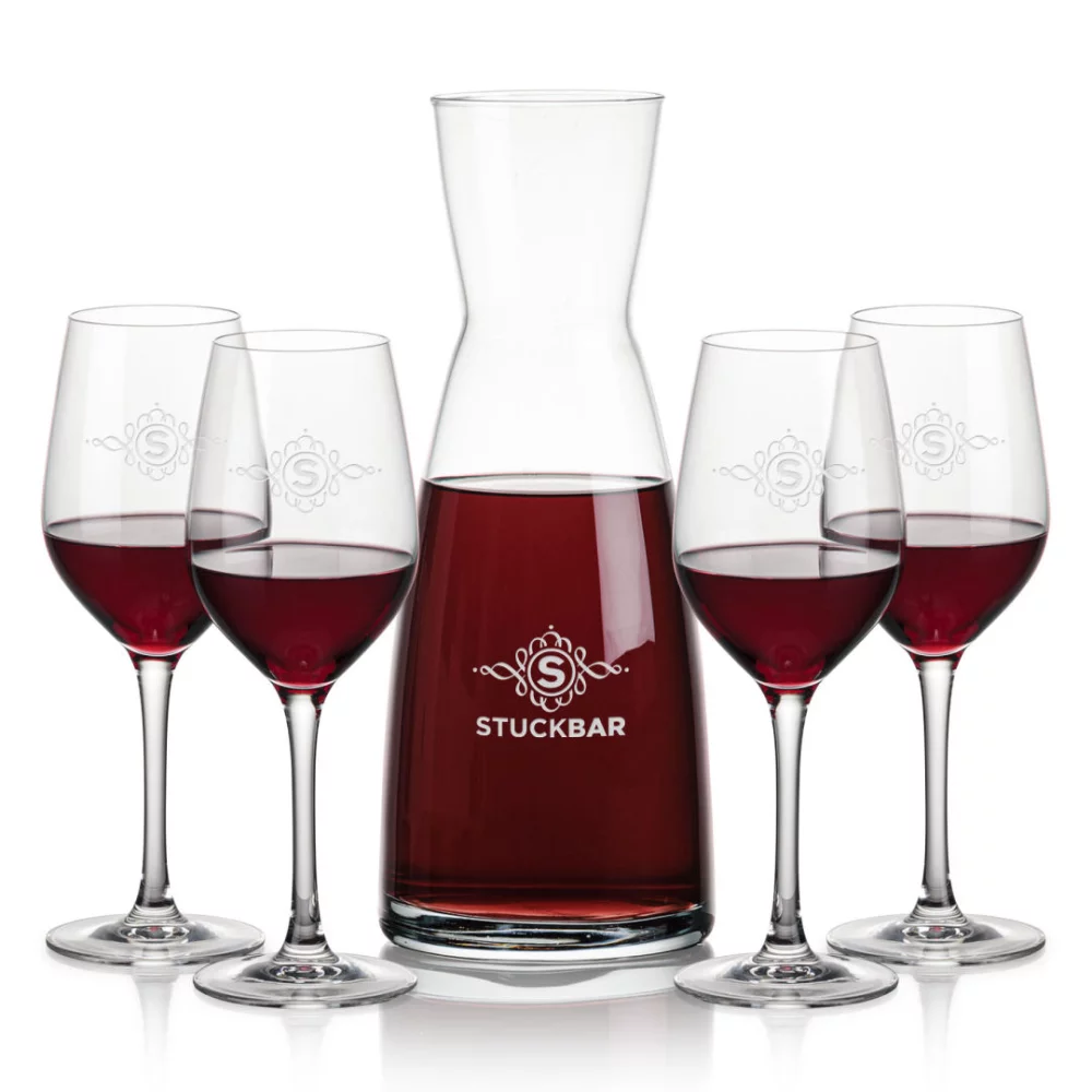 Winchester Carafe & 4 Lerthbridge Wine