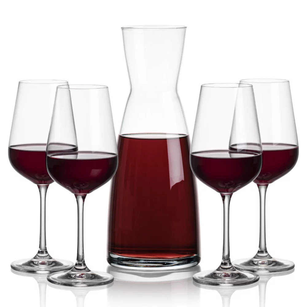 Carafe Winchester et 4 verres à vin Laurent