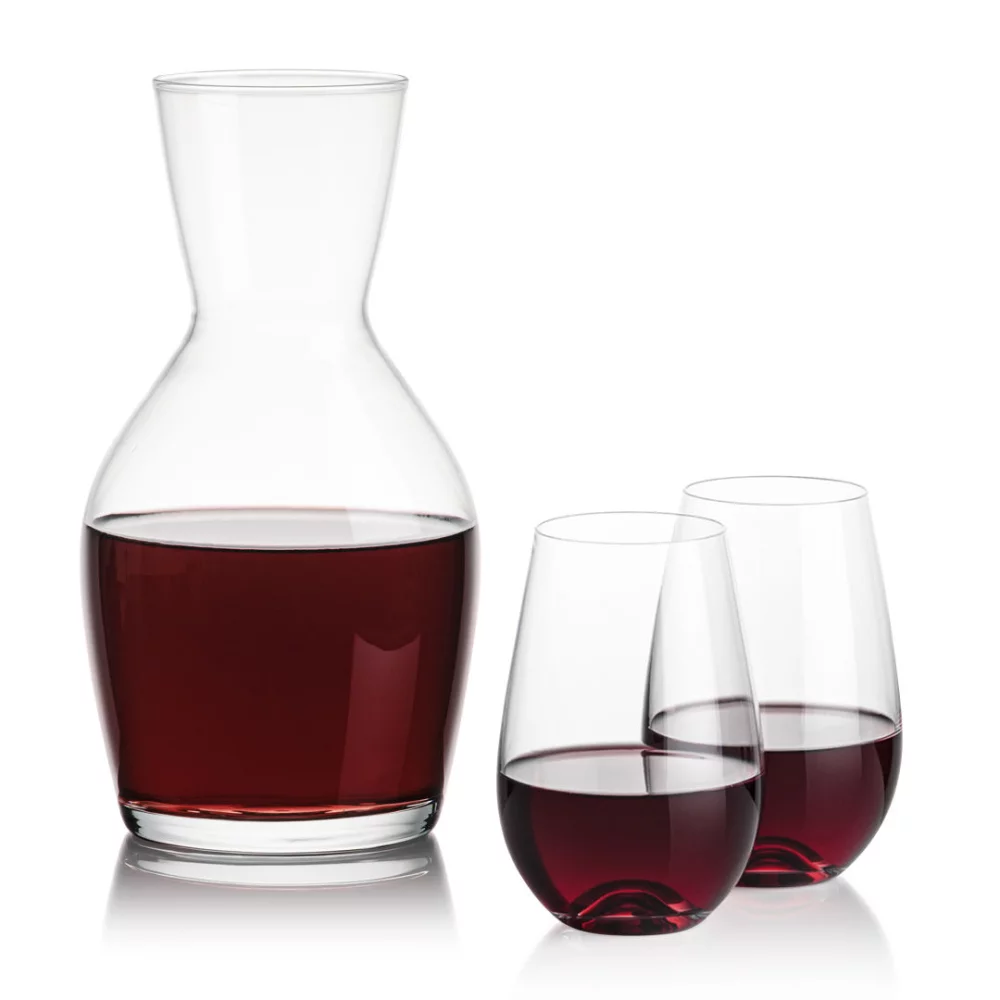 Carafe Westwood et 2 verres sans pied Boston