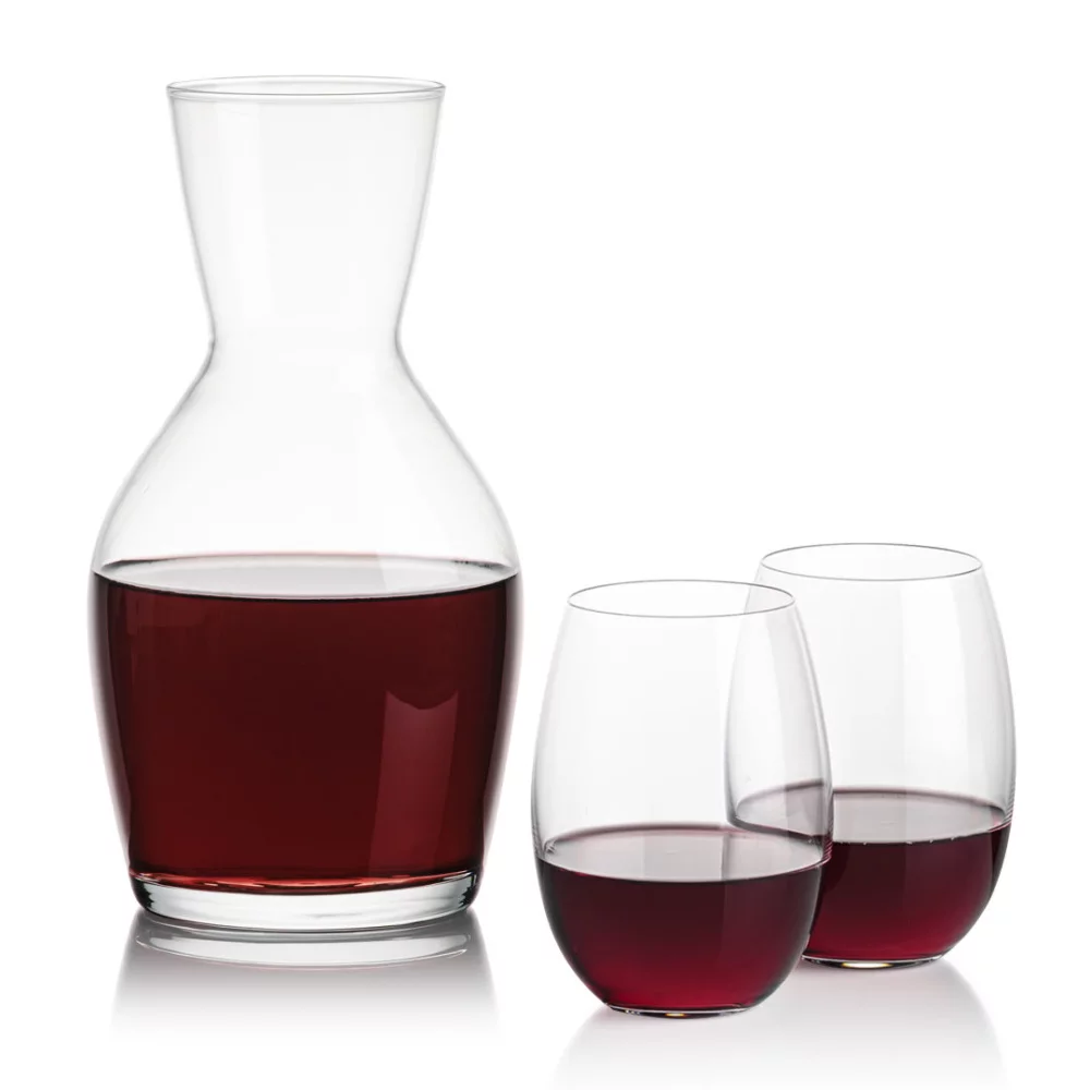 Westwood Carafe & 2 Carlita Stemless