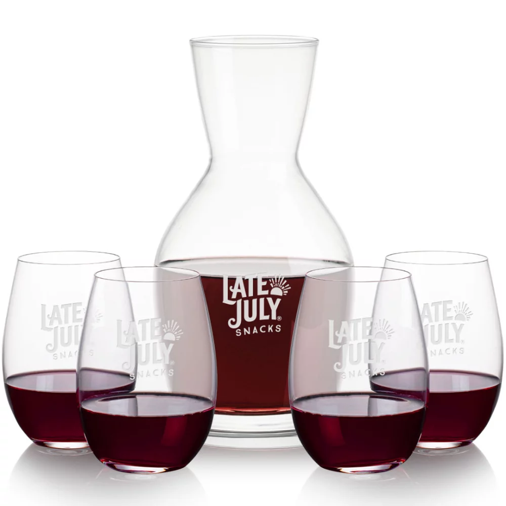 Westwood Carafe & 4 Laurent Stemless