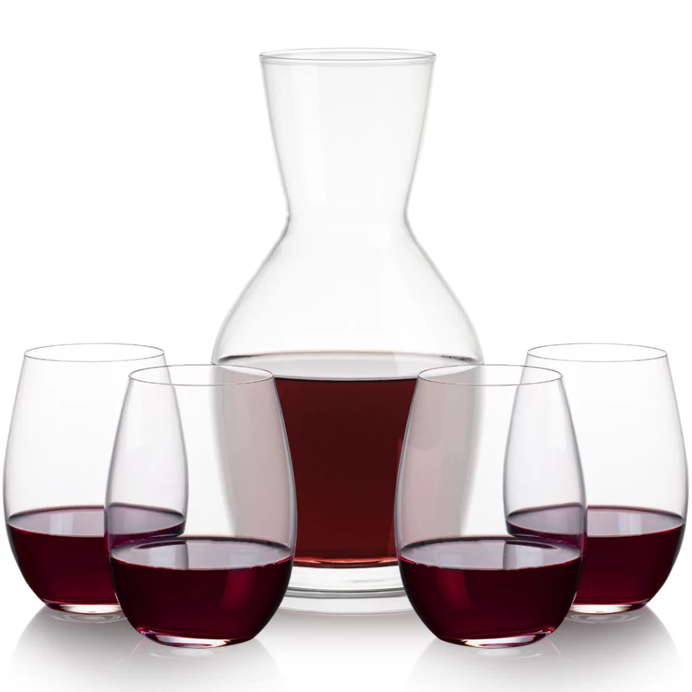 Westwood Carafe & 4 Laurent Stemless