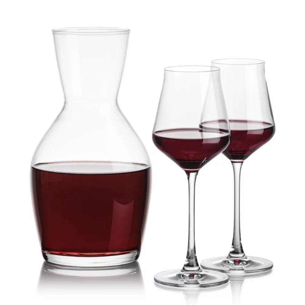Carafe Westwood et 2 verres à vin Bretton