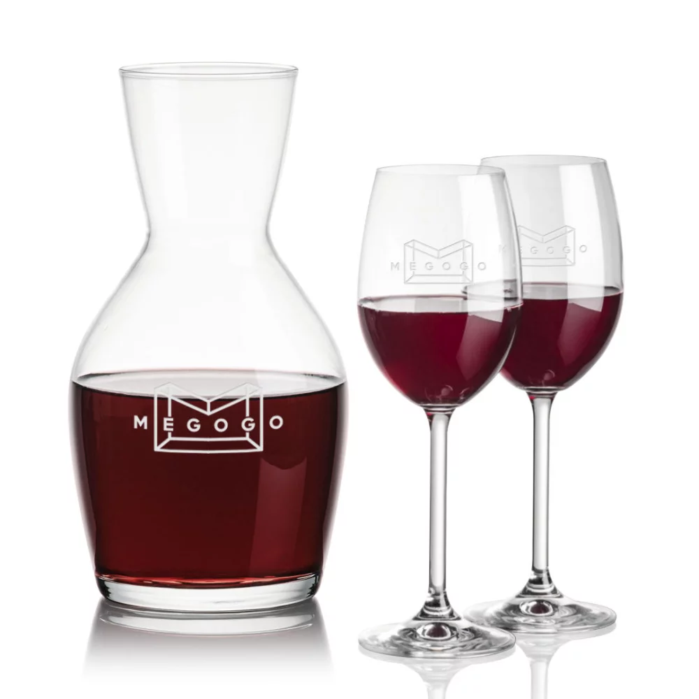 Westwood Carafe & 2 Naples Wine