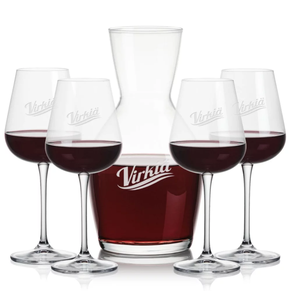 Carafe Westwood et 4 verres à vin Breckland