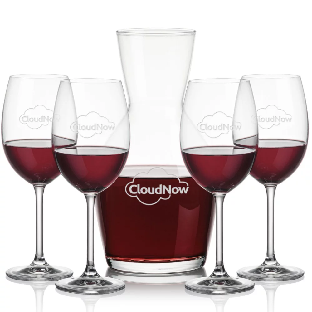 Carafe Westwood et 4 verres à vin Coleford