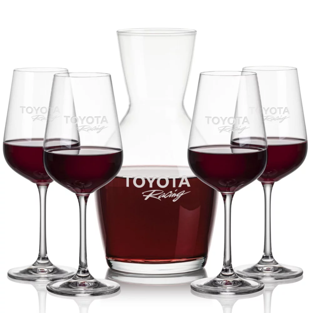 Carafe Westwood et 4 verres à vin Laurent