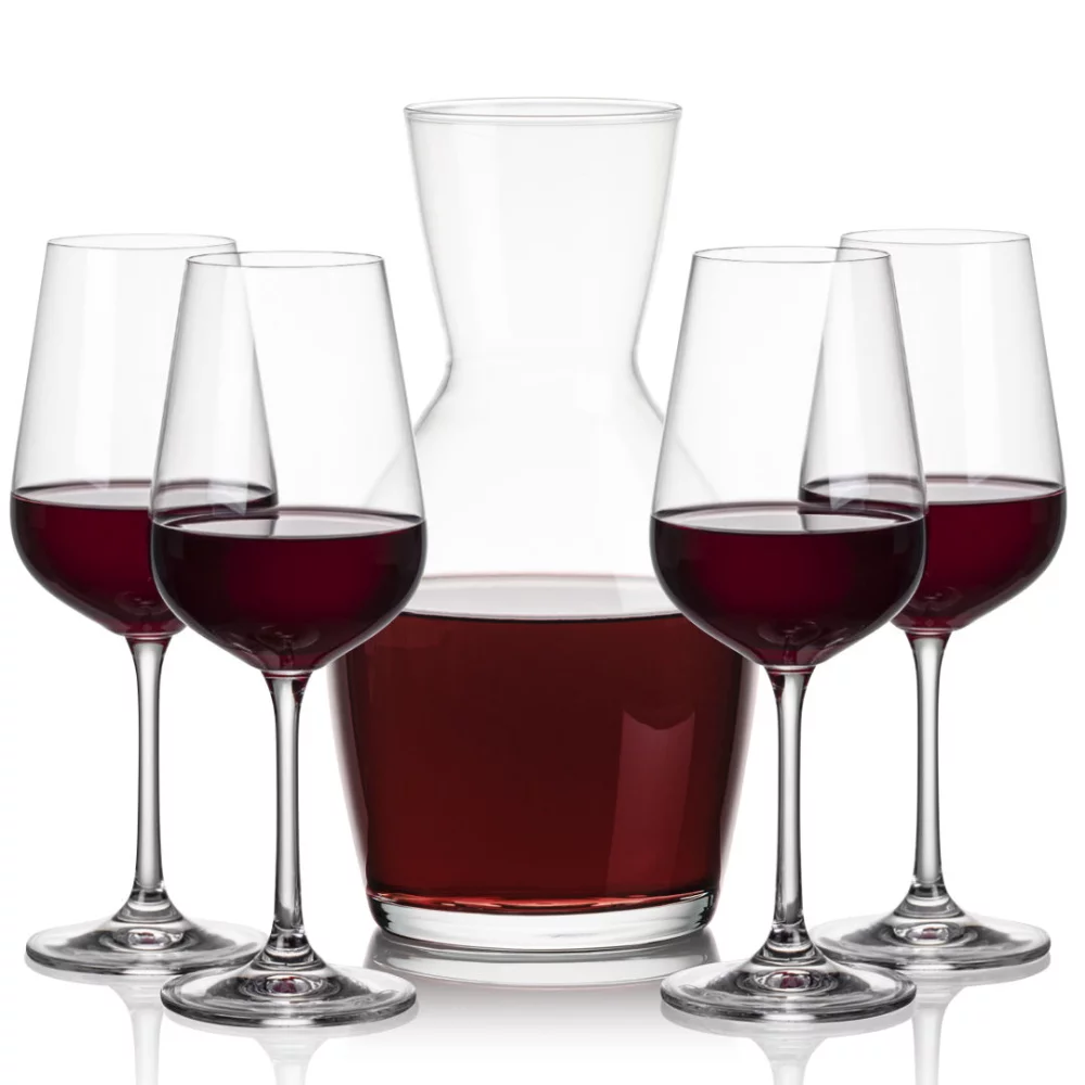 Carafe Westwood et 4 verres à vin Laurent