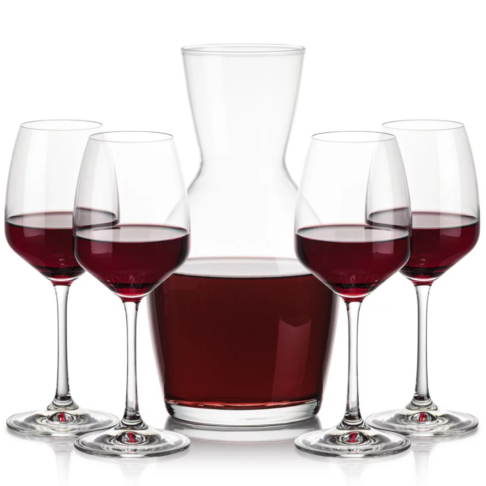 Carafe Westwood et 4 verres à vin Oldham