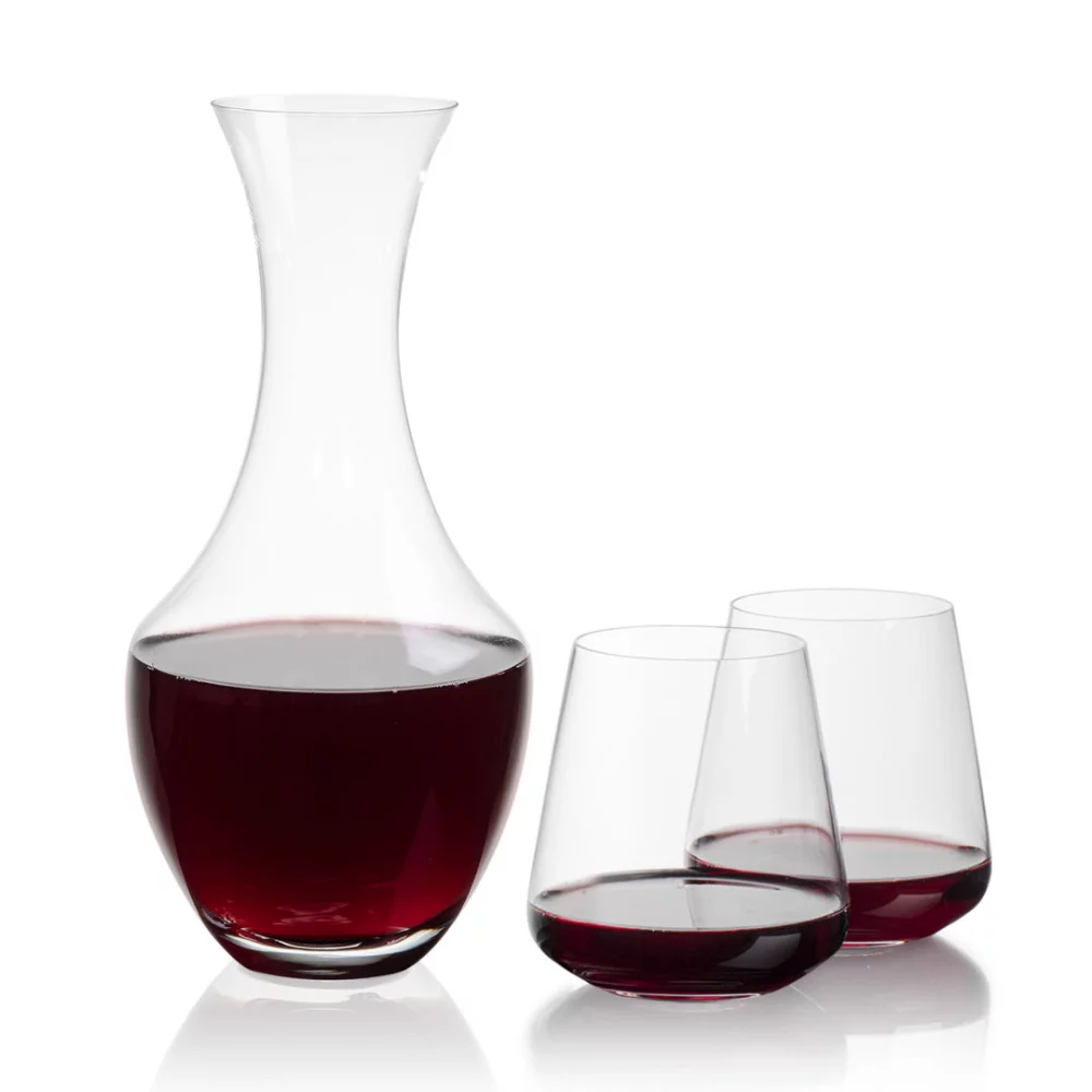 Carafe Oldham et 2 verres sans pied Breckland