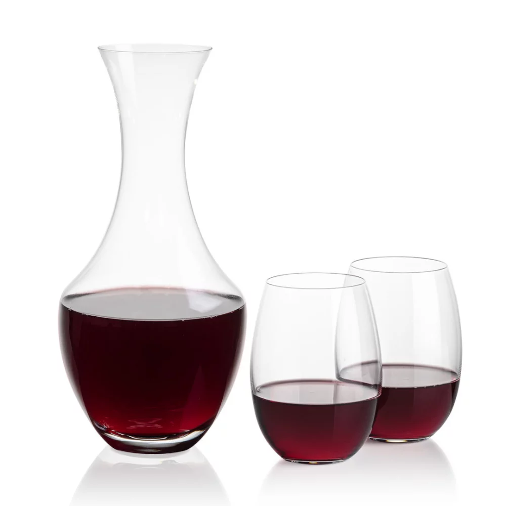 Oldham Carafe & 2 Carlita Stemless